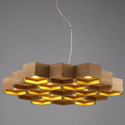 Подвесной светильник Honeycomb 12 Loft Wooden Ecolight