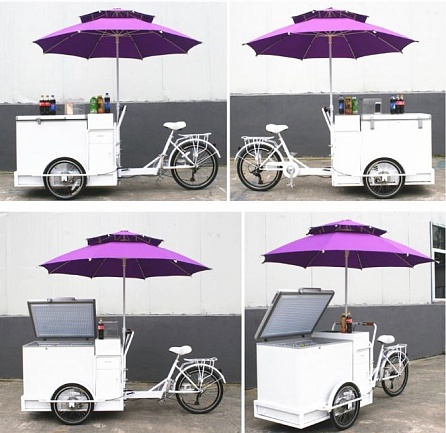 Велорикша Cream Cart из Китая
