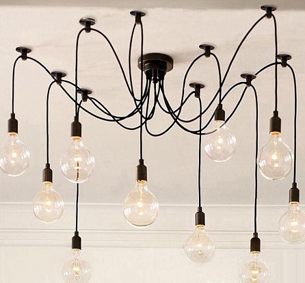 Подвесной светильник Industrial Edison 10 ламп
